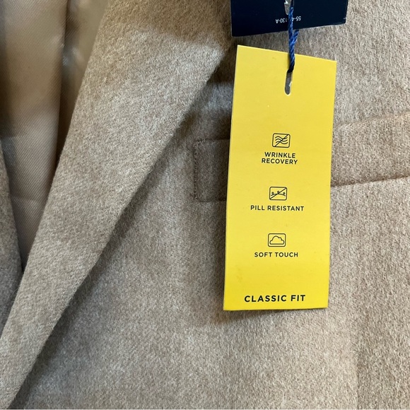 New with Tag Stafford 100% Camel Hair 2 button 2 vents Sport Coat Jacket 48R - Picture 5 of 14